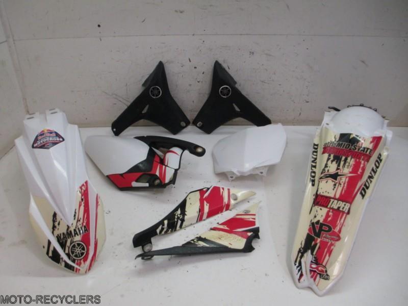 10 yz450f yz450 yz 450 plastic front rear fender side plates shrouds #189-7669