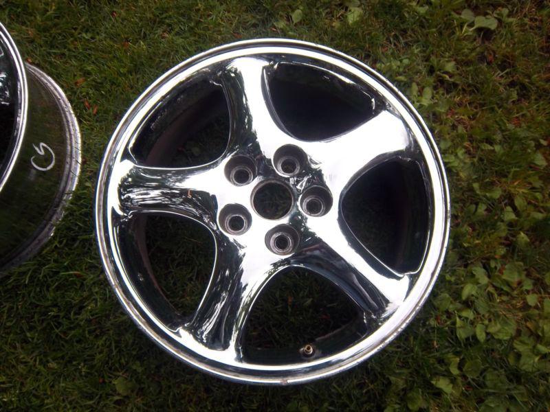 17 x 7 mazda millenia oem factory chrome alloy wheel rim 64814 99 - 02 #3