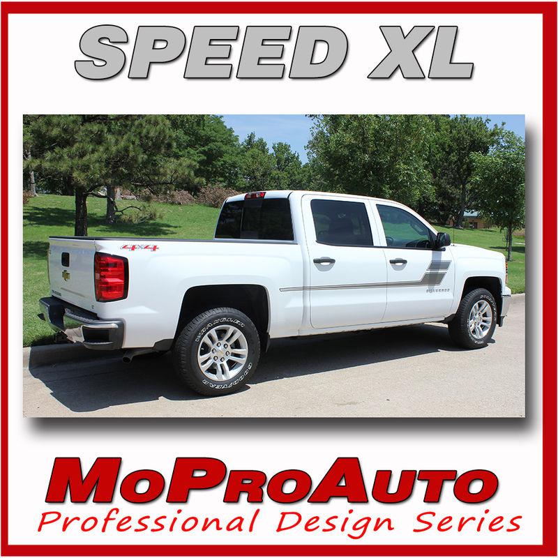 Chevy silverado 2004 speed xl 3m pro grade vinyl side stripe decals graphic nhq