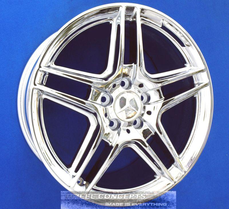 Mercedes e350 e500 e550 sedan amg 18 inch chrome wheels rims 18" e 350 500 550