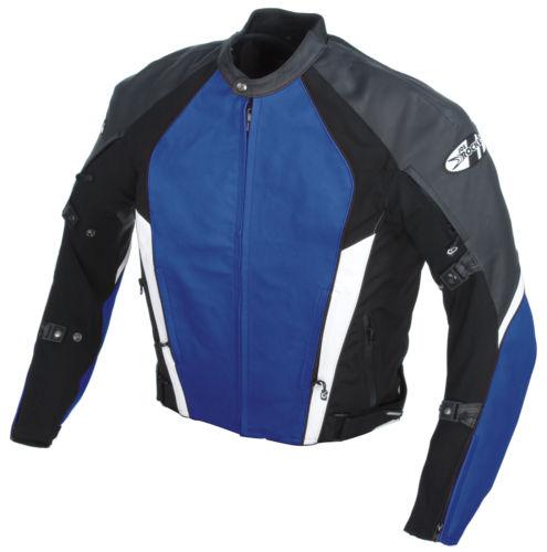 New joe rocket pro street jacket, blue/black, 46