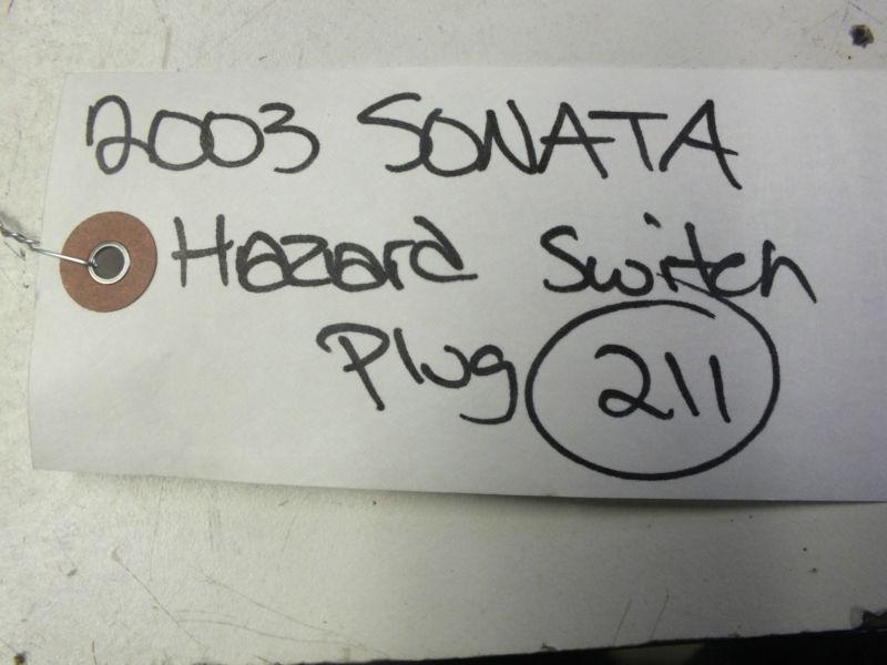 2002 2003 Hyundai Sonata Hazard Button Switch Plug OEM, US $9.99, image 3