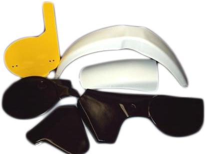 Husqvarna plastics kit cr xc 125 250 430 1981-82 fenders side panels front plate
