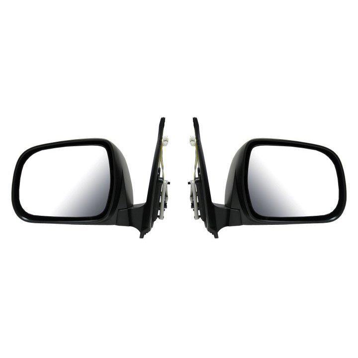 Power side view door mirror foldaway assembly pair set driver passenger lh+rh