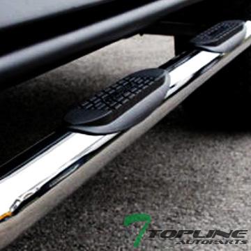 3" side step nerf bars rail running board 1999-2013 silverado/sierra reg cab cs2