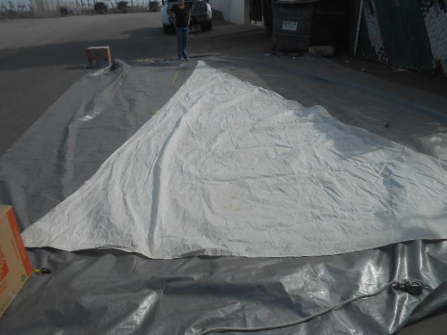 2232  sailboat jibsail - luff =25' 6"