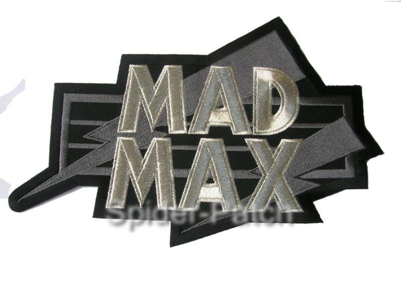 Mad max movie biker iron on patch  xl