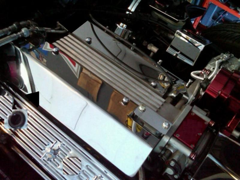 Buick roadmaster lt1 1994-1996 stainless fuel rail covers w chrome caps engine