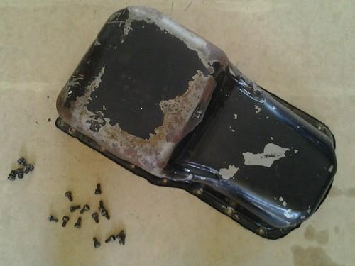 Mercruiser 120hp 4cyl 2.5l oil pan