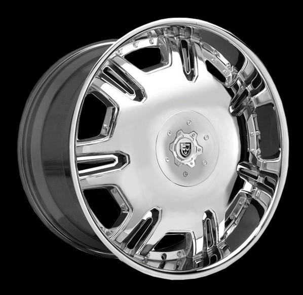 Lexani 24" radiant wheels tires black chrome dodge magnum v6 v8 srt8
