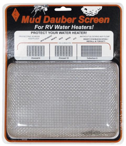 Jcj w-100 mud dauber screen fits atwood & suburban 6 gallon water heaters