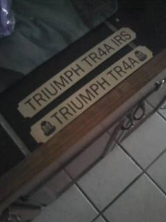 triumph tr4 threshold plates --door sill plates, US $25.00, image 2