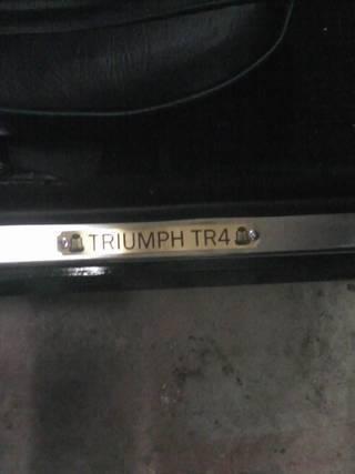 triumph tr4 threshold plates --door sill plates, US $25.00, image 3
