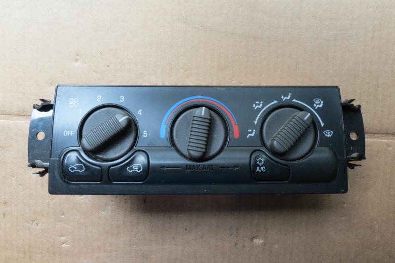 Read first 99-02 chevy silverado sierra tahoe ac climate control oem # 09361355