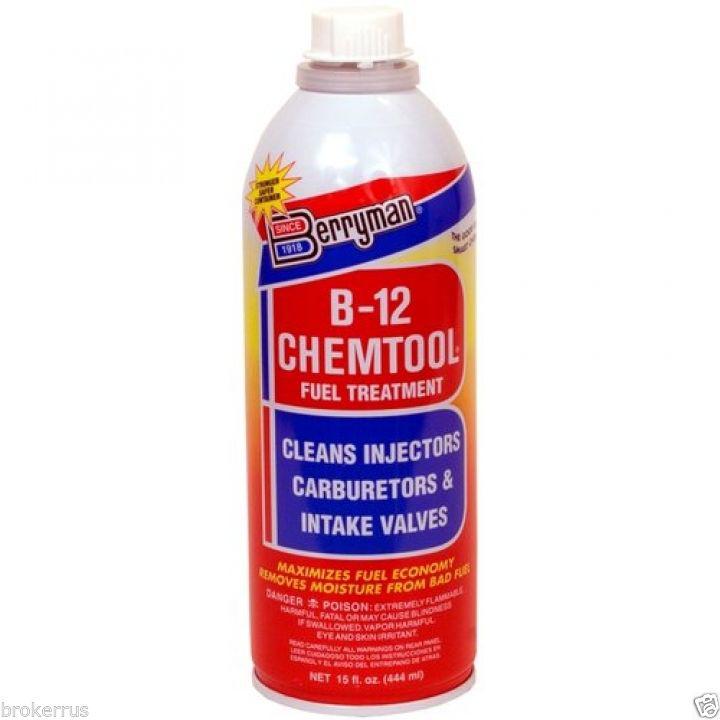 Berryman b-12 chemtool fuel treatment gas additive injector cleaner tune up 0116