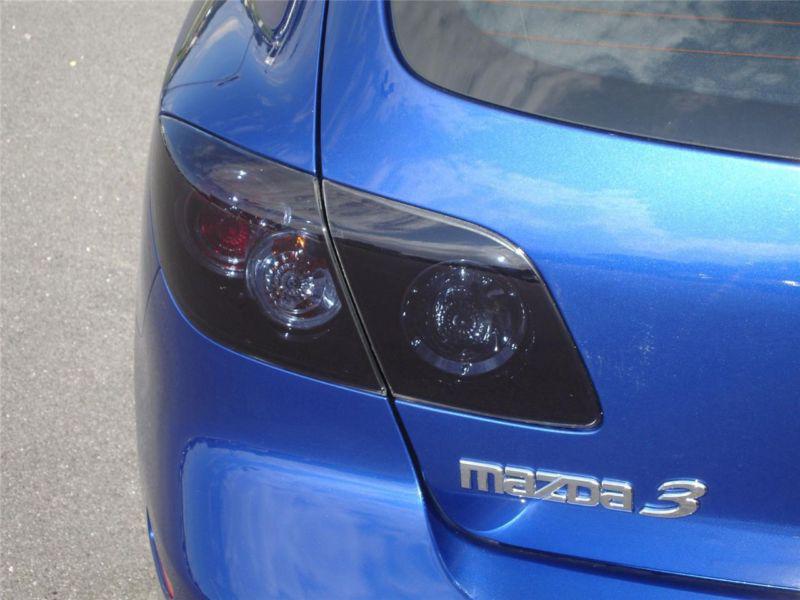 Buy MAZDA 3 HATCH SMOKE COLORED TAIL LIGHT FILM OVERLAYS 20042008 in U