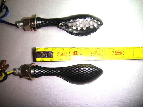 ►4xled mini rakiki carbon indicator ducati m 900 monster,darmah 900,st2,888strad