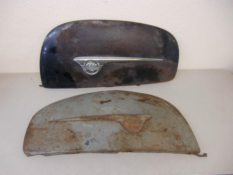 1942 plymouth air stream dodge desoto chrysler fender skirts scta mopar trim