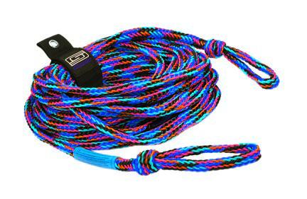 Slippery tow rope for inflatables multi 3/8"x60ft