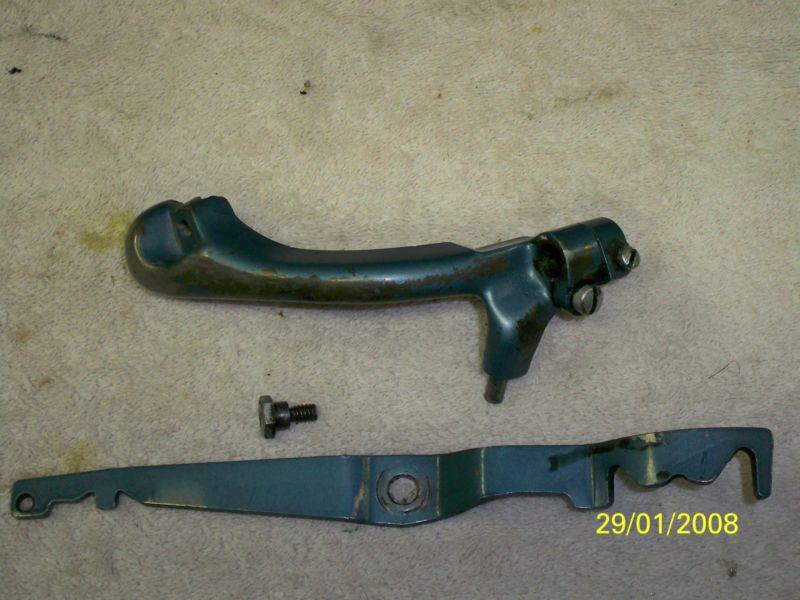 1953 - 54 evinrude 15 hp super fastwin outboard motor gear shift handle assembly
