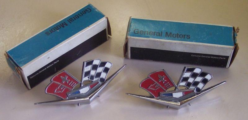 Corvette impala fender emblems......1963 1964 1965 1966