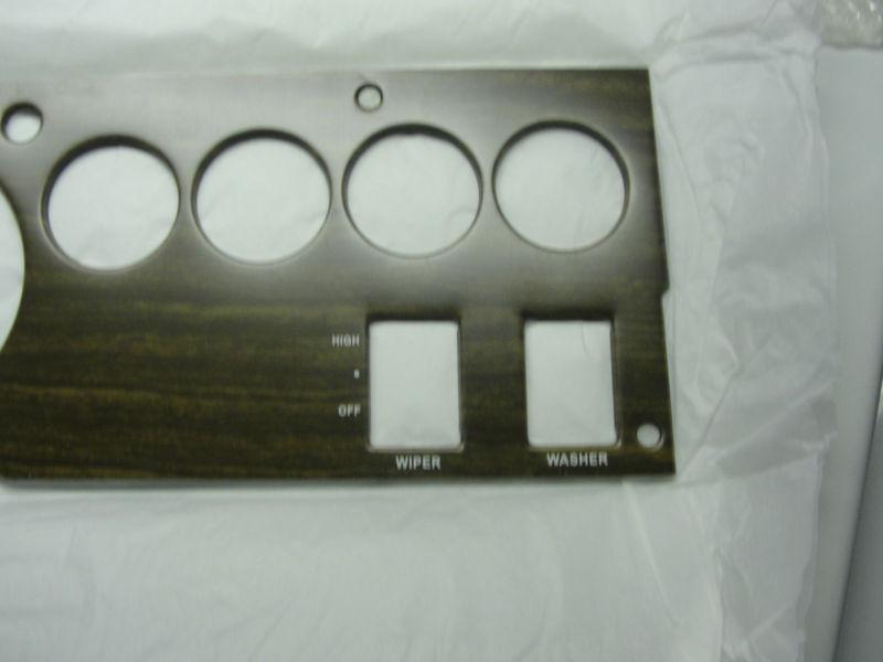 B Body Woodgrain Rallye Gauge Bezel Set, US $225.00, image 2