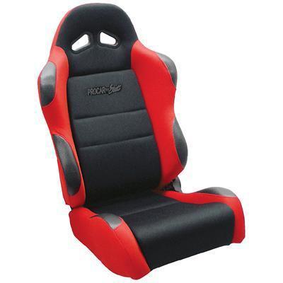Scat 80-1606-64l seat sportsman lever reclining driver side velour red each