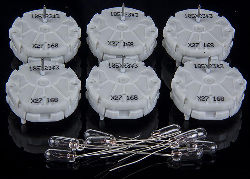 6x gm gmc stepper motor speedometer gauge repair kit instrument cluster+10 bulbs