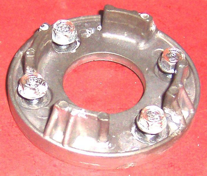 1986 honda trx70 fourtrax pull start recoil cage holder with screws oem parts*