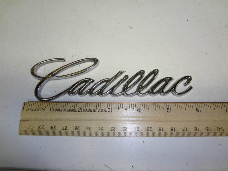 1996 cadillac deville trunk emblem