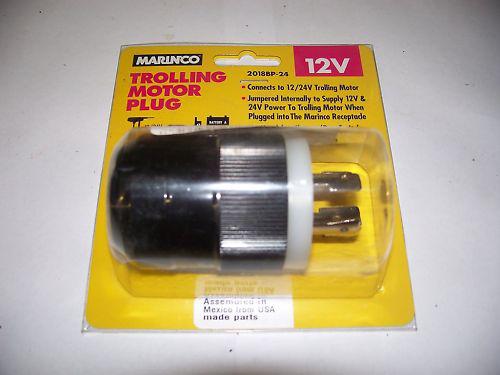 Marinco trolling motor plug 12/24 volt - 2018bp-24