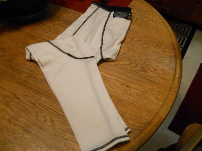 Impact/simpson racing nomex/aramid underwear pants/bottoms large white