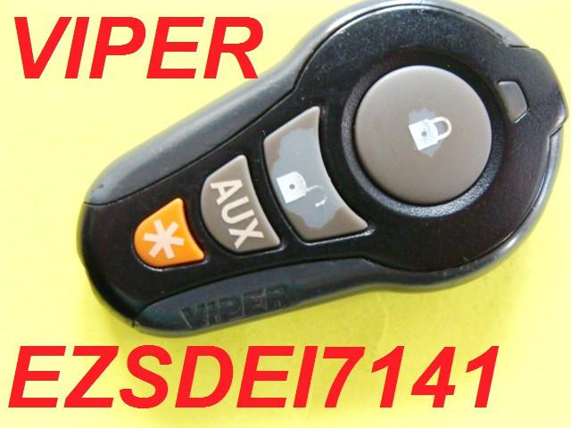 Viper security keyless entry remote key fob phob transmitter clicker ezsdei7141