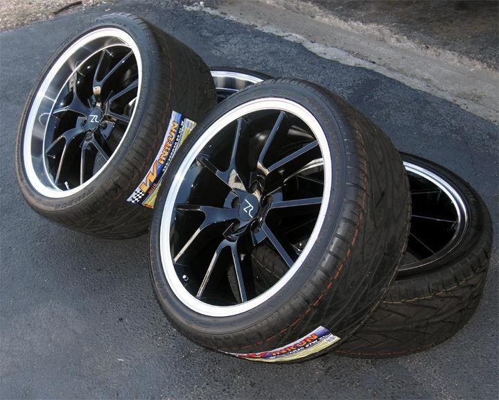 Buy Black FR500 Mustang FR500 Wheels 20x8.5 & 20x10 and tires 20052013