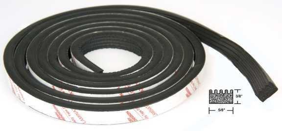 Balkamp bk 15890 - weatherstrip / sponge rubber, multi-purpose crown style
