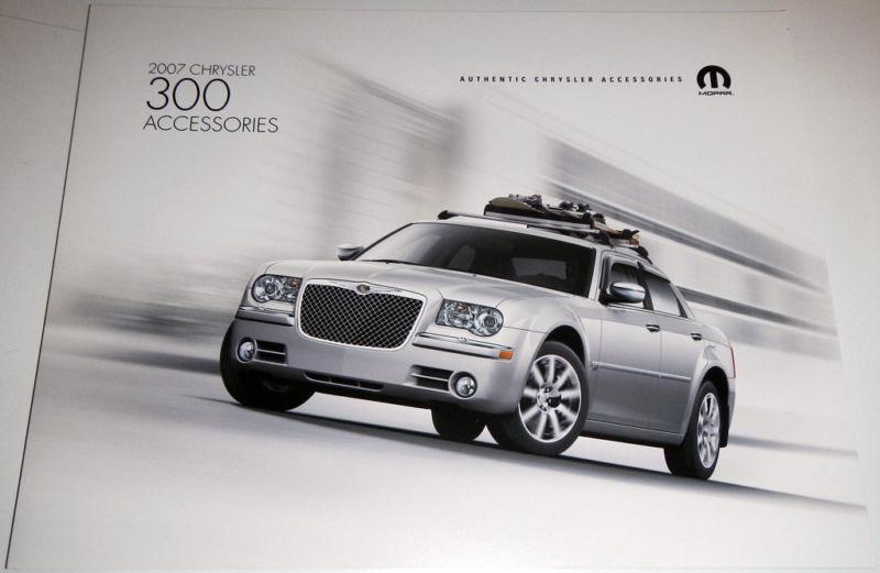 Buy 2007 CHRYSLER 300 ACCESSORIES BROCHURE in Clawson, Michigan, US