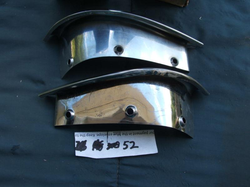 1955-56 NOS grille side mouldings RH & LH, US $102.00, image 3