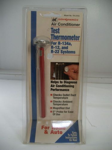 Interdynamics air conditioning test thermometer for  r12,r22, r134a systems