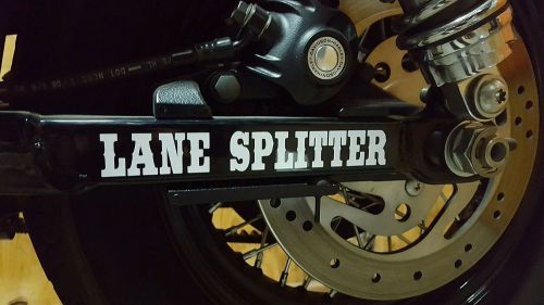 Lane splitter decals (2) honda yamaha suzuki gsxr grom triumph * free s/h l@@k *