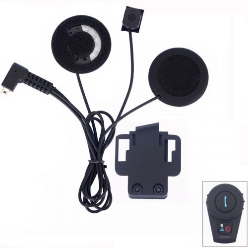 Soft wire headset+clip for motorcycle helmet intercom bluetooth fdc 500m fdcvb