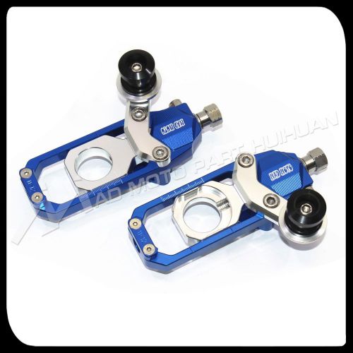 Chain tensioner adjuster with spool kawasaki zx6r zx636 2005-2006 blue&amp;silver
