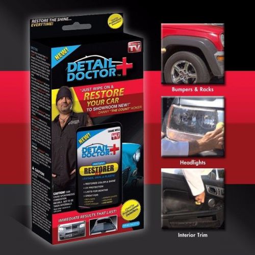 &#034;as seen on tv&#034; detail doctor 8oz instant car leather vinyl and plastic restorer