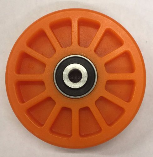 Wheeleze wheelie bar wheel 4" dia x 1.25 wide x 3/8" axle bolt