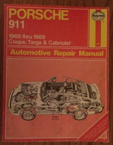 Porsche 911 65-89 automotive repair manual