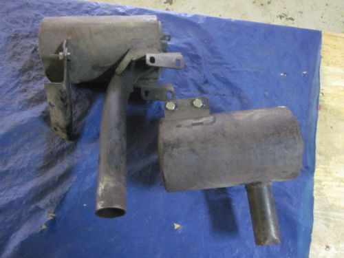 Vintage rupp nitro magnum snowmobile exhaust mufflers