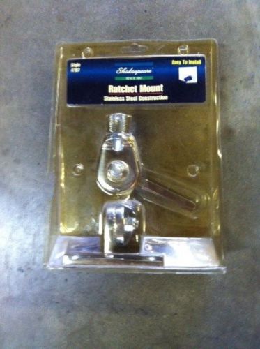 Shakespeare 4187 stainless ratchet mount