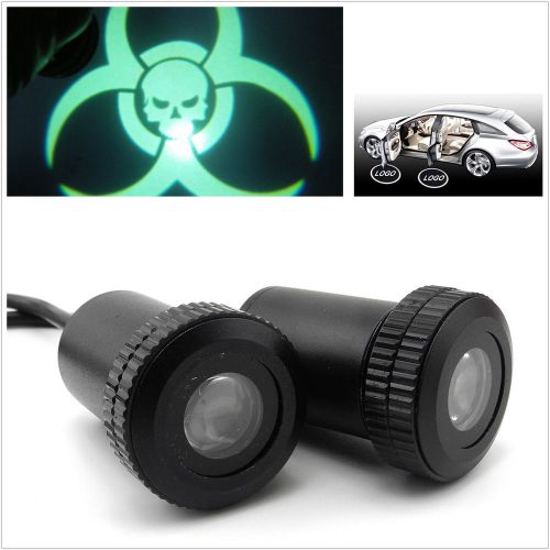 Car door biological weapon crisis logo ghost shadow led laser projector light