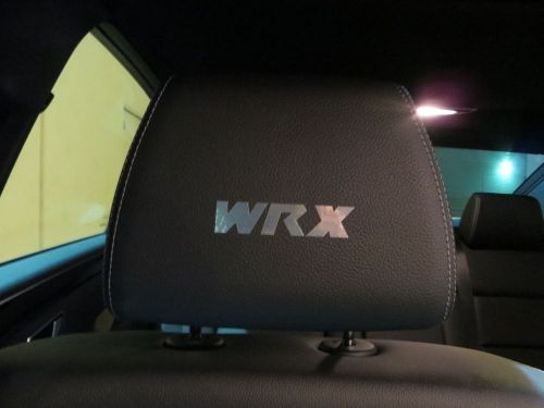 (4pcs) headrest badge sticker decal *wrx*