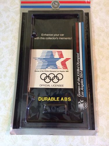 84 1984 los angeles olympics commemorative license tag licence plate frame