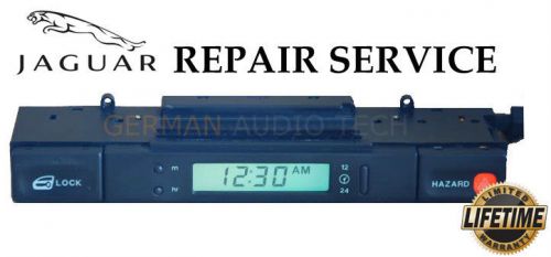 Jaguar 1994-97 xj6 xjr x300 clock lcd display hazard switch pixel repair service